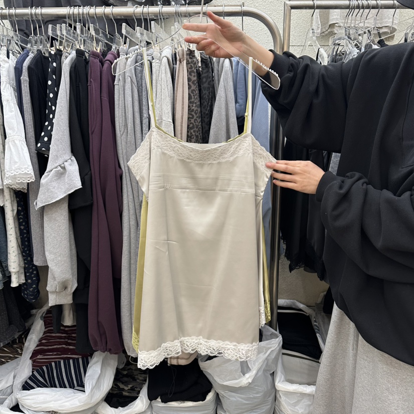 MAGOT韓國直郵女裝新款時尚人氣26春夏真品熱賣職業吊帶背心IIIΛGOT/MAGOT吊帶/背心圖色1