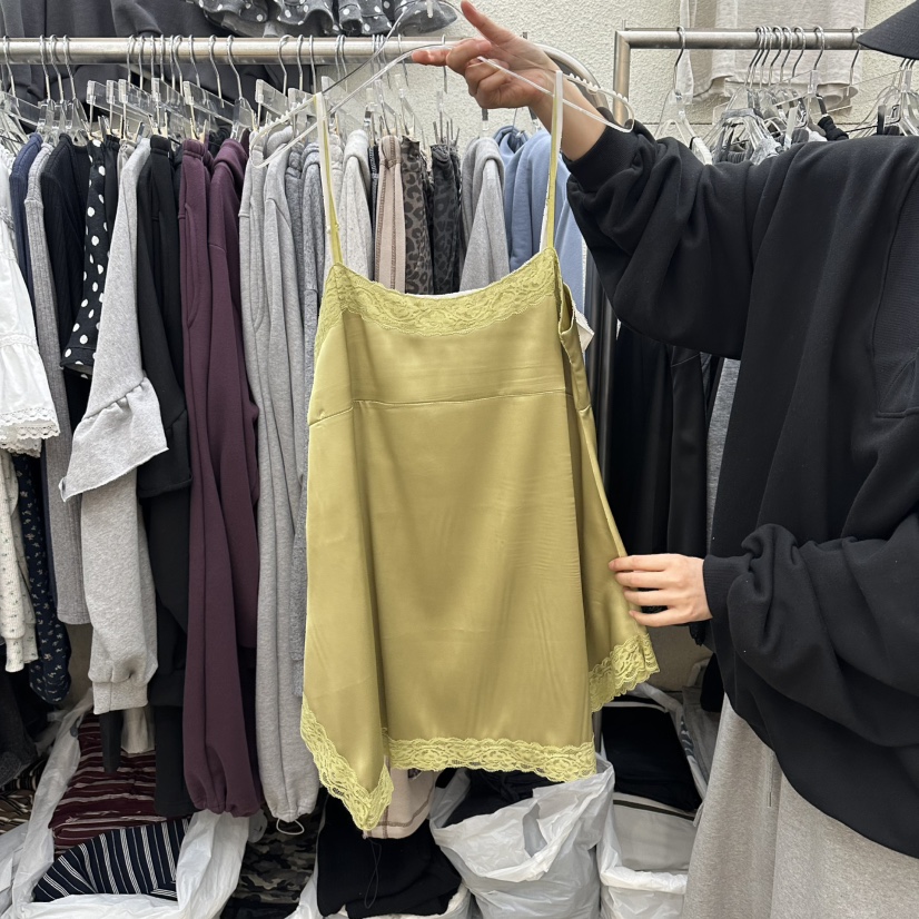 MAGOT韓國直郵女裝新款時尚人氣26春夏真品熱賣職業吊帶背心IIIΛGOT/MAGOT吊帶/背心圖色2