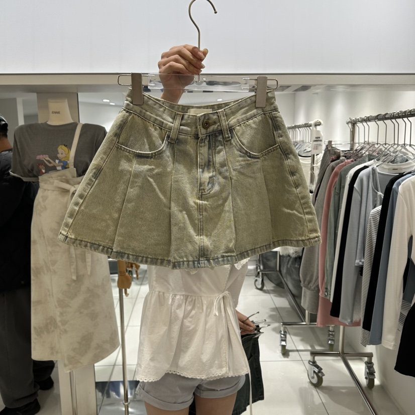 JENNIE韓國直郵女裝新品職業熱賣26春夏推薦人氣裙褲褶裥JENNIE/VENEFIT裙褲圖色1