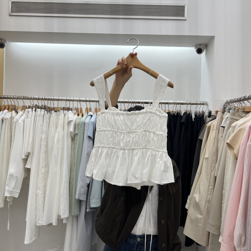 DRESS ROOM韓國代購女裝新款真品推薦熱賣26春夏吊帶背心DRESS ROOM吊帶/背心