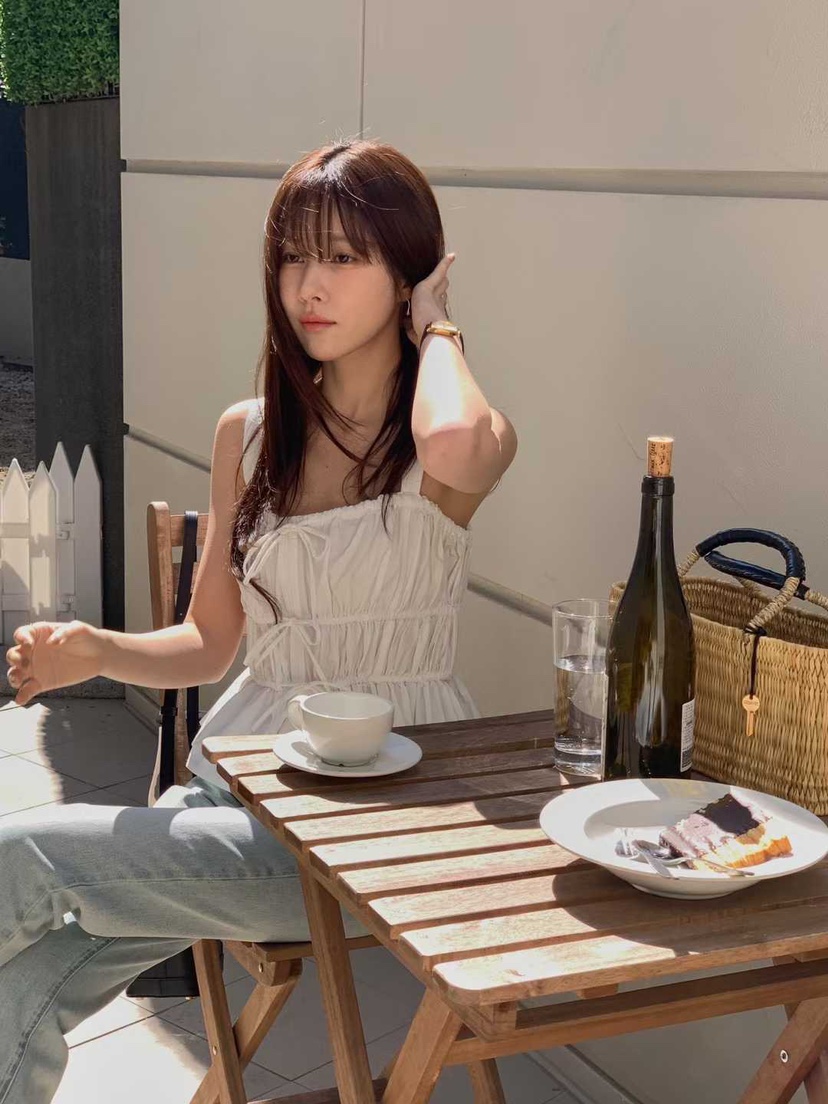 DRESS ROOM韓國代購女裝新款真品推薦熱賣26春夏吊帶背心DRESS ROOM吊帶/背心