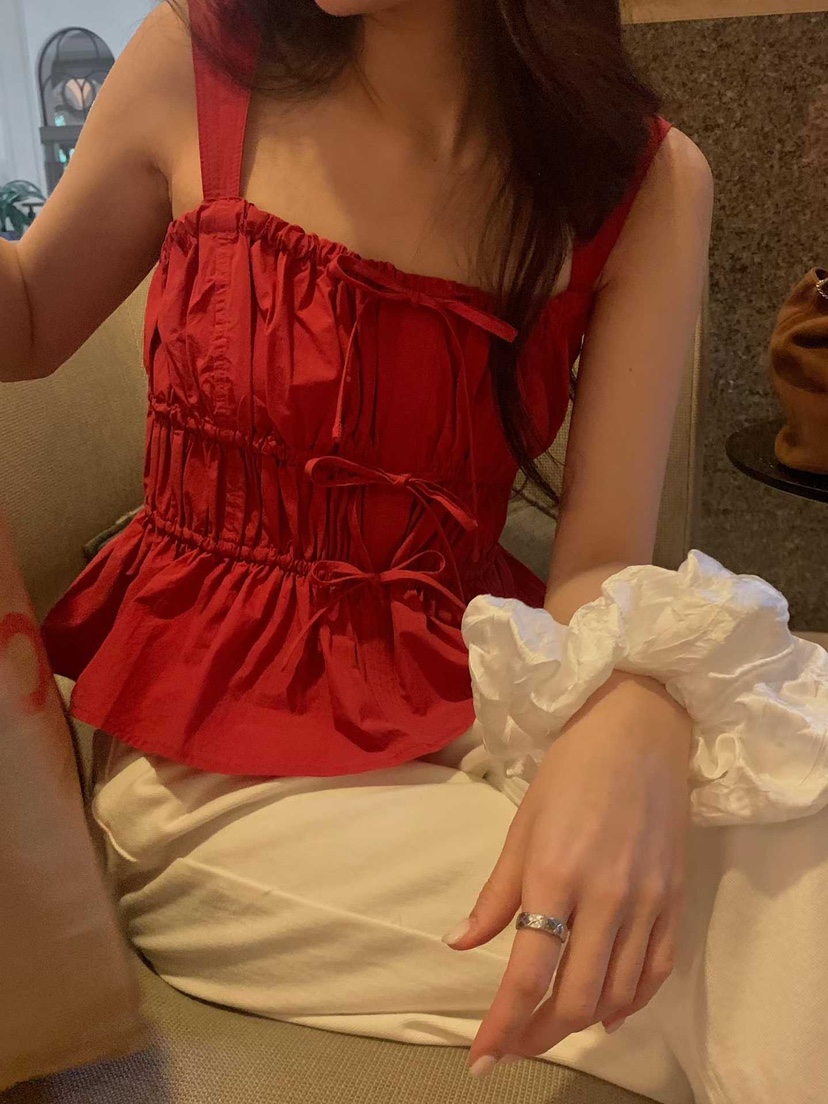 DRESS ROOM韓國代購女裝新款真品推薦熱賣26春夏吊帶背心DRESS ROOM吊帶/背心