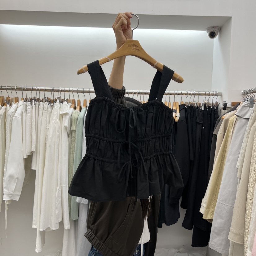 DRESS ROOM韓國代購女裝新款真品推薦熱賣26春夏吊帶背心DRESS ROOM吊帶/背心圖色2