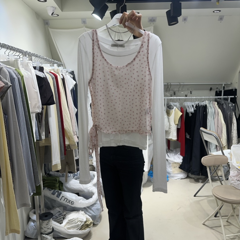 OWNS東大門代購女士新款職業時尚26春夏吊帶背心不含內搭OWNS HAUS吊帶/背心圖色3