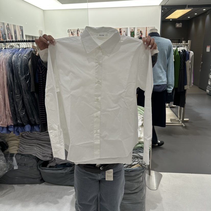 AURA東大門直郵女裝新品時尚休閑人氣職業熱賣襯衫蕾絲衫Au ra襯衫/蕾絲衫圖色1