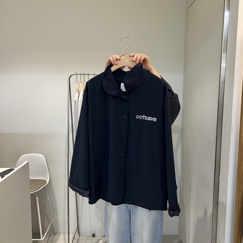 OUTRENE東大門代購女士新品26春夏推薦人氣真品休閑夾克刺繡OUTRENE夾克圖色2