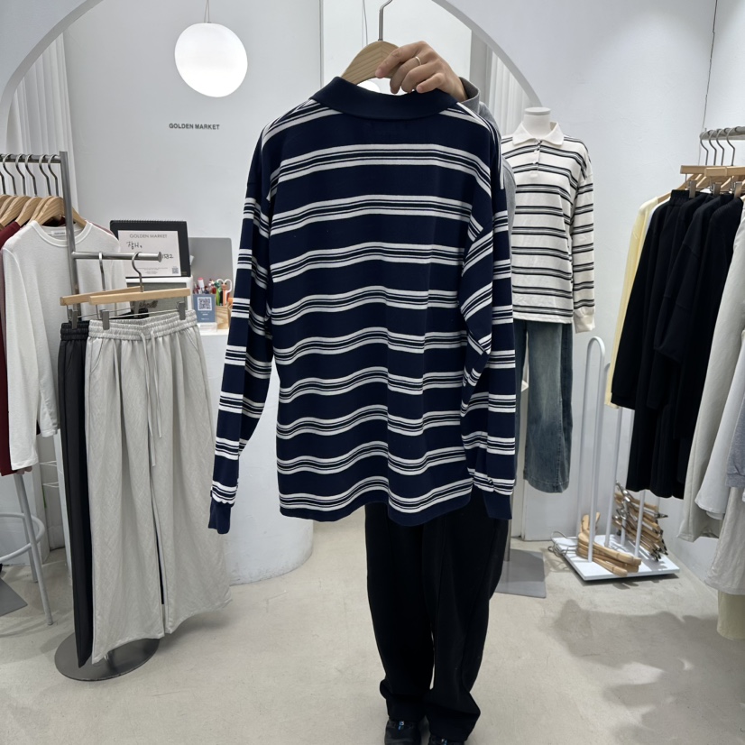 GOLDEN MARKET韓國直郵女裝新款職業時尚熱賣真品長袖T恤GOLDEN MARKET長袖T恤