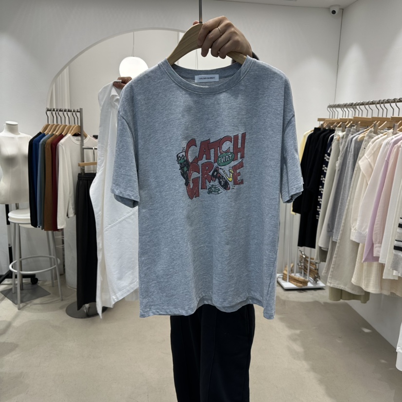 GOLDEN MARKET東大門代購女裝新款26春夏人氣職業推薦T恤GOLDEN MARKETT恤圖色1