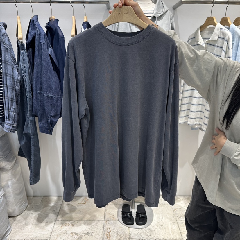 MAJDAN韓國代購女裝新品人氣真品休閑熱賣推薦26春夏長袖T恤MAJDAN長袖T恤圖色2