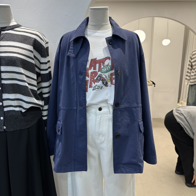 GOLDEN MARKET韓國直郵女士新品休閑人氣夾克不含內搭棉質GOLDEN MARKET夾克圖色2