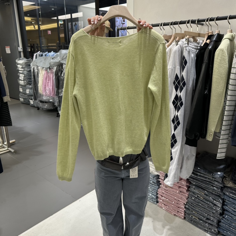 AURA東大門代購女士新品職業時尚休閑人氣推薦熱賣針織衫Au ra針織衫