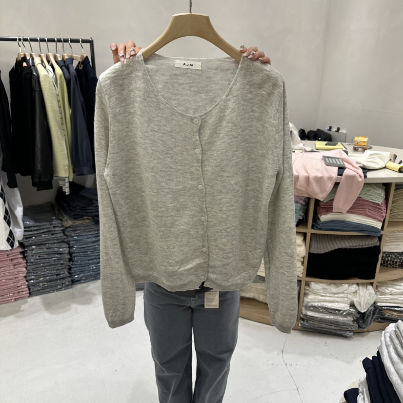 AURA東大門代購女士新品職業時尚休閑人氣推薦熱賣針織衫Au ra針織衫圖色3