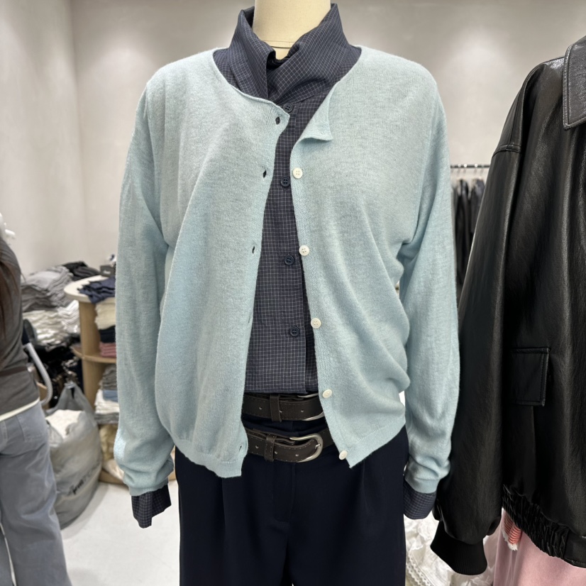 AURA東大門代購女士新品職業時尚休閑人氣推薦熱賣針織衫Au ra針織衫圖色4