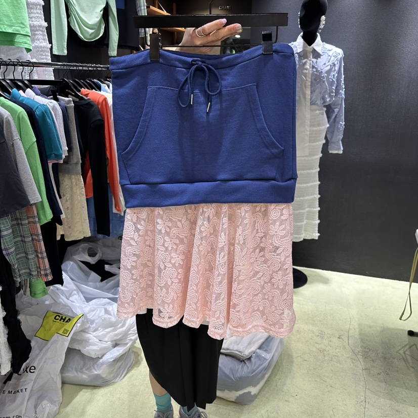 CHAVI韓國直郵女士新款真品26春夏職業推薦人氣半身裙中短裙CHAVI半身裙/中短裙圖色2