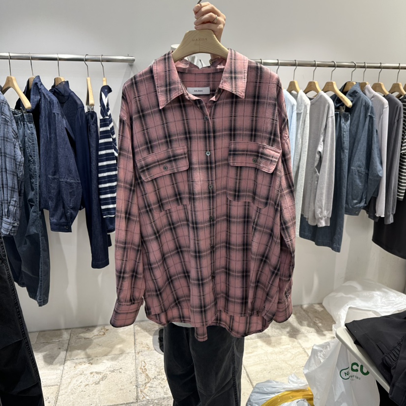 MAJDAN東大門代購女裝新款時尚休閑26春夏推薦襯衫蕾絲衫MAJDAN襯衫/蕾絲衫圖色1