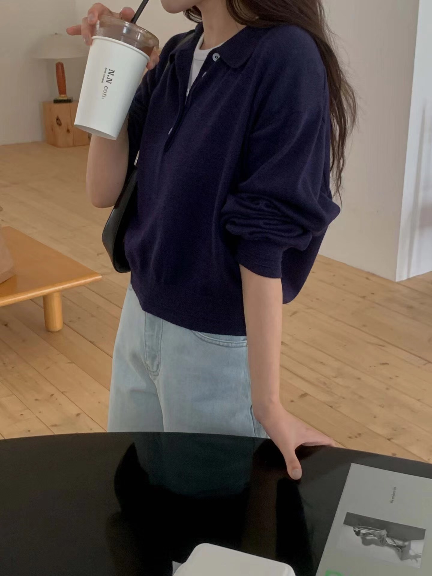 MIELLE-미엘르-OT韓國代購女士新品熱賣職業真品針織衫MIELLE-미엘르-OT針織衫圖色2