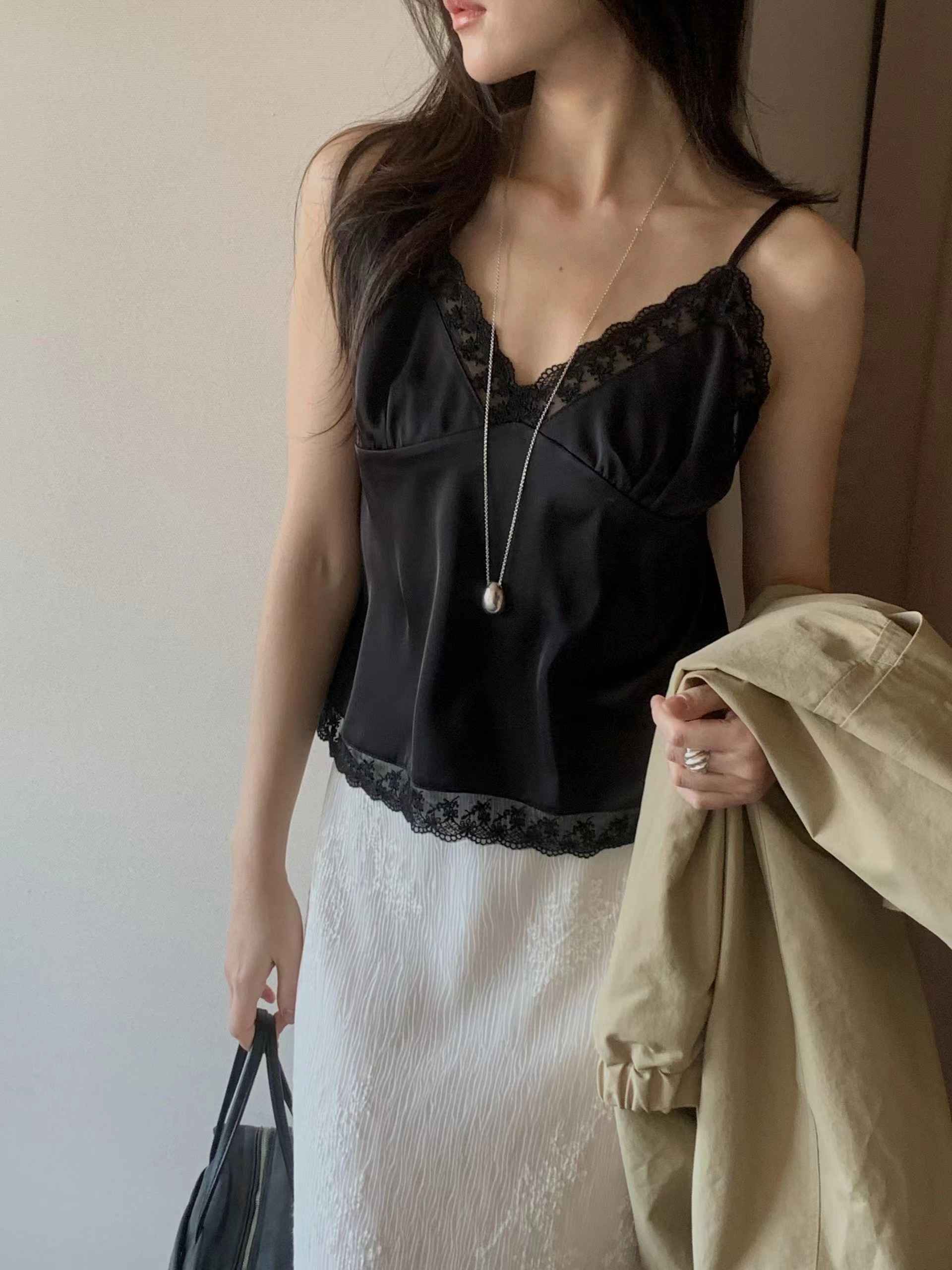 MIELLE-미엘르-OT韓國代購女裝新品26春夏休閑吊帶背心MIELLE-미엘르-OT吊帶/背心