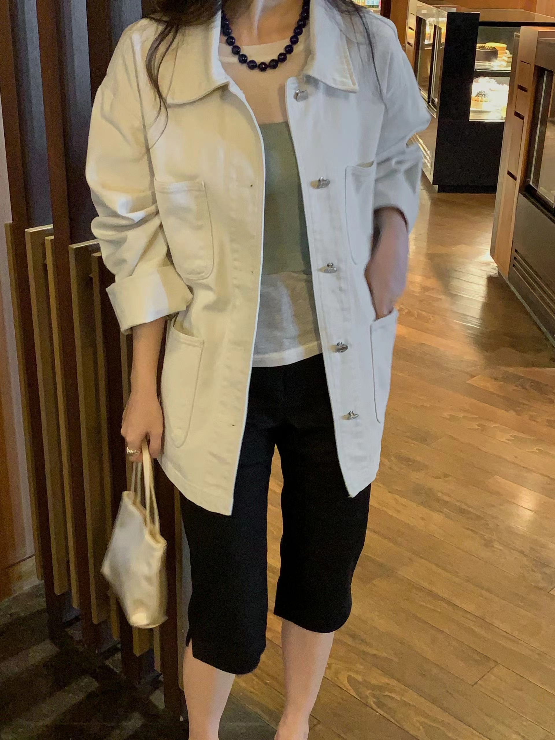 MIELLE-미엘르-OT韓國直郵女士新品休閑職業人氣真品短褲MIELLE-미엘르-OT短褲