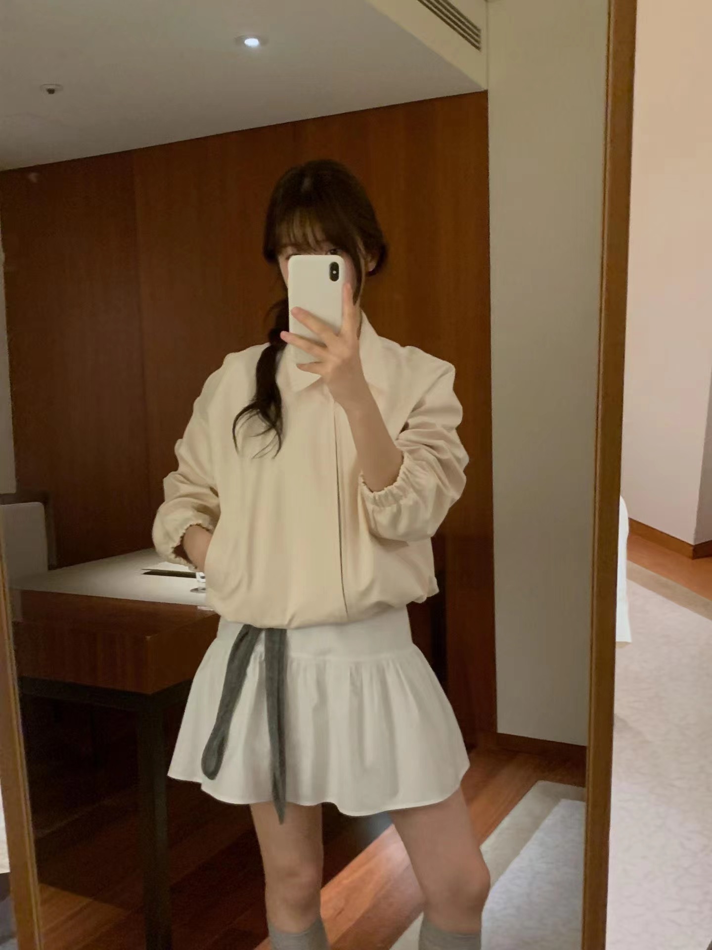 MIELLE-미엘르-OT東大門實拍女裝新品真品休閑熱賣短裙MIELLE-미엘르-OT短裙