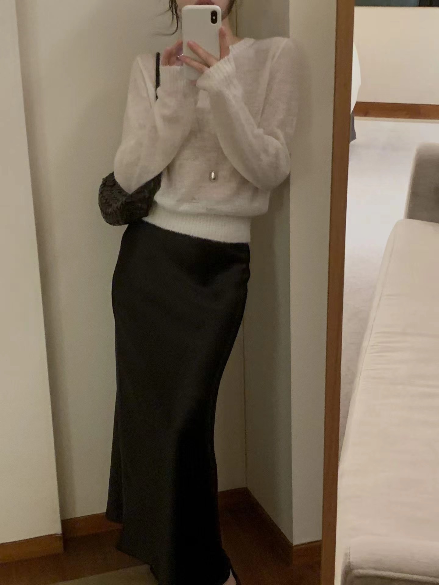 MIELLE-미엘르-OT東大門代購女裝新款真品推薦長裙緞面MIELLE-미엘르-OT長裙