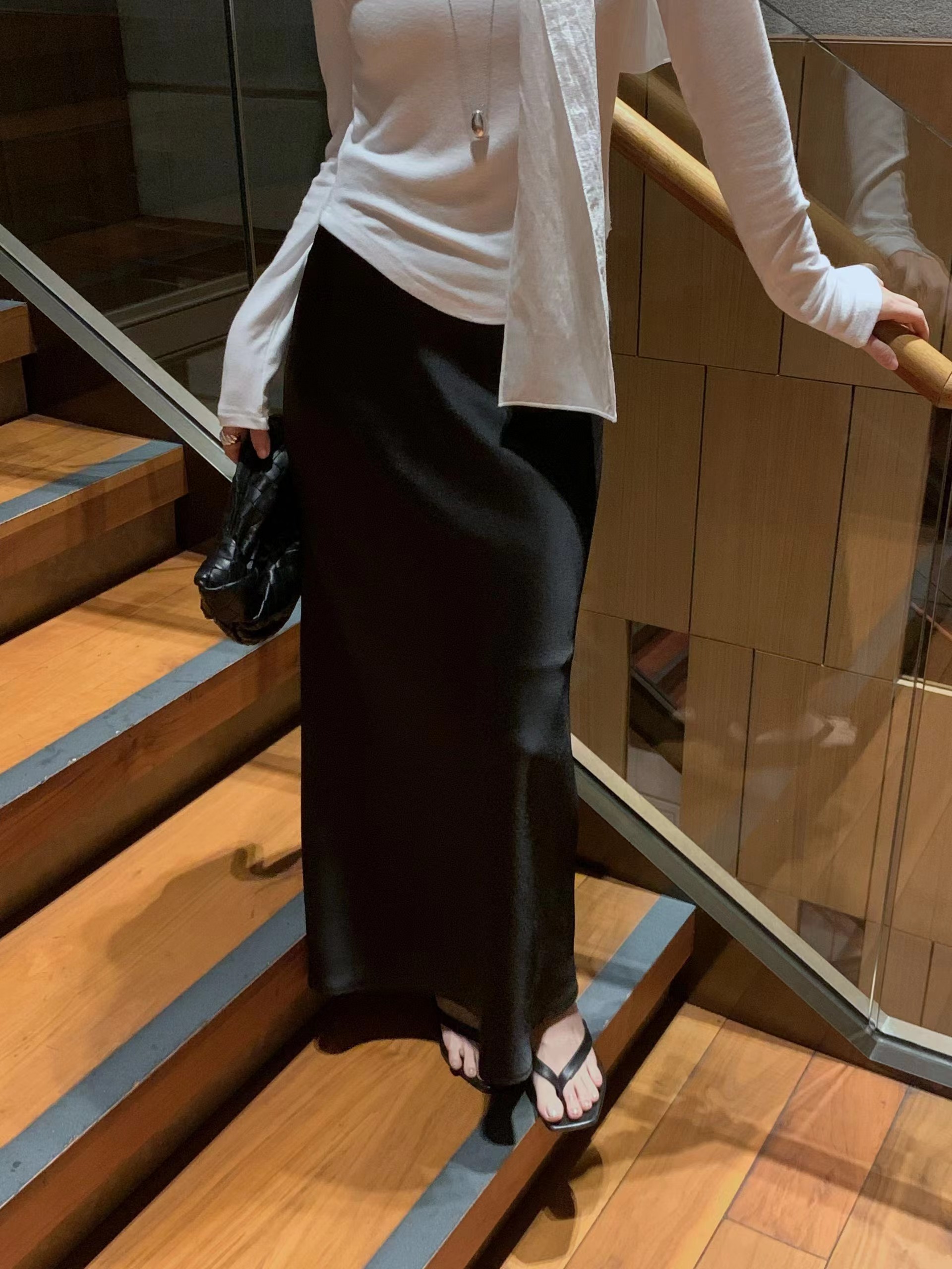 MIELLE-미엘르-OT東大門代購女裝新款真品推薦長裙緞面MIELLE-미엘르-OT長裙圖色2