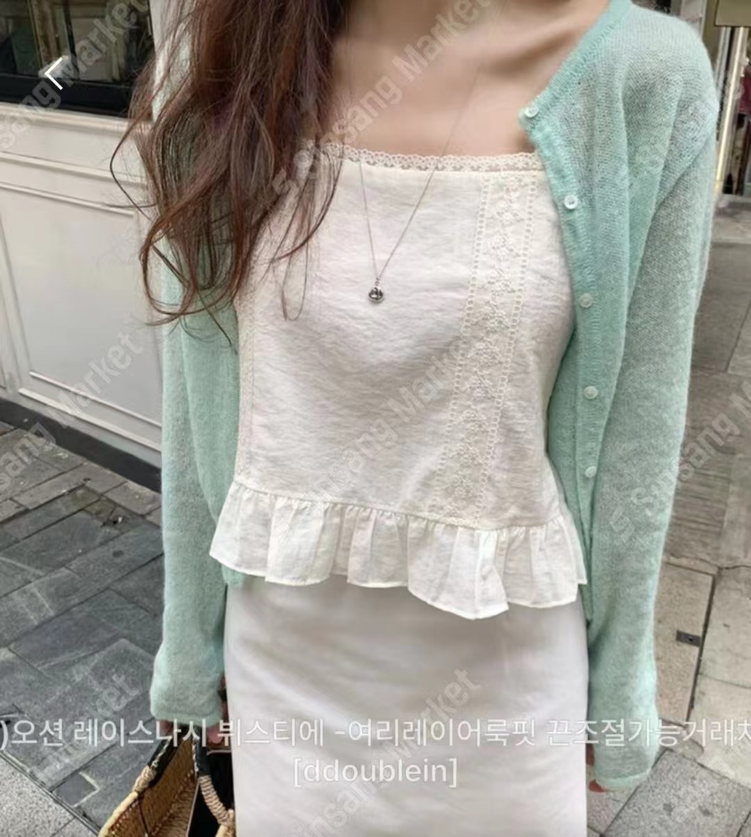 DOUBLEIN韓國直郵女裝新款26春夏職業休閑真品時尚吊帶背心DOUBLEIN吊帶/背心