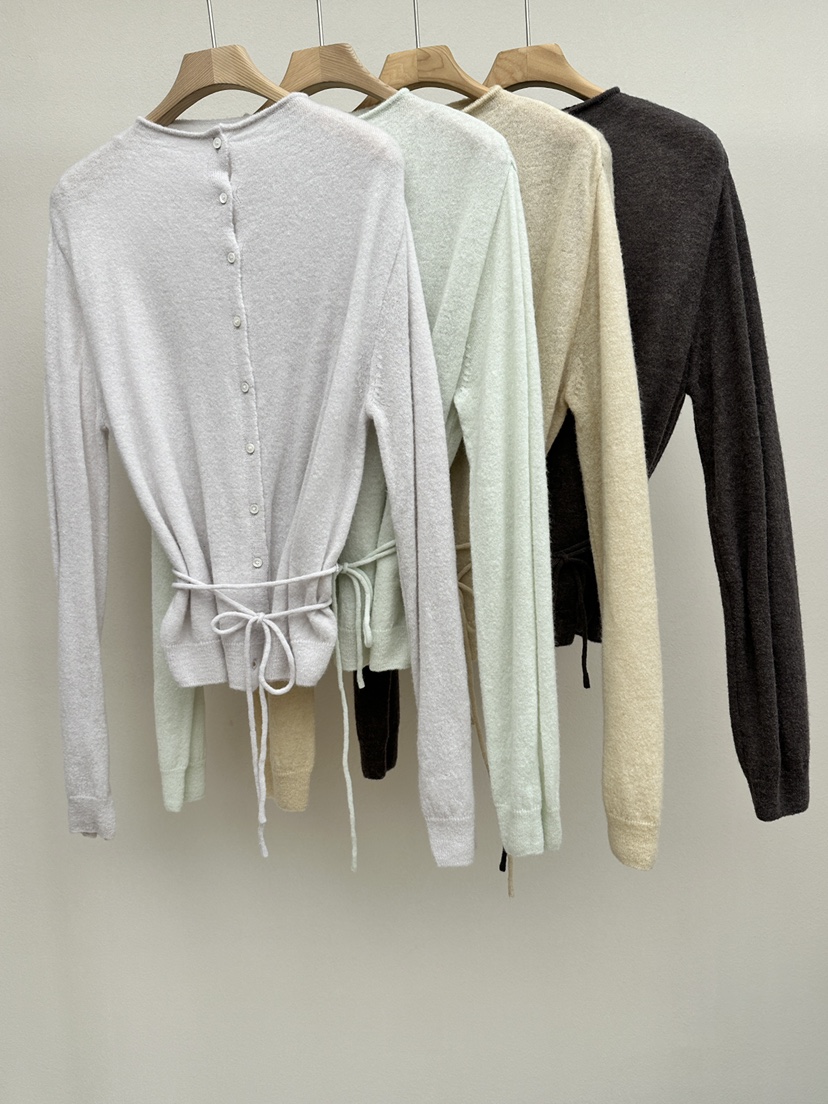 EFFERVESCENT東大門代購女裝新款26春夏休閑針織衫含腰繩evc/effervescent針織衫