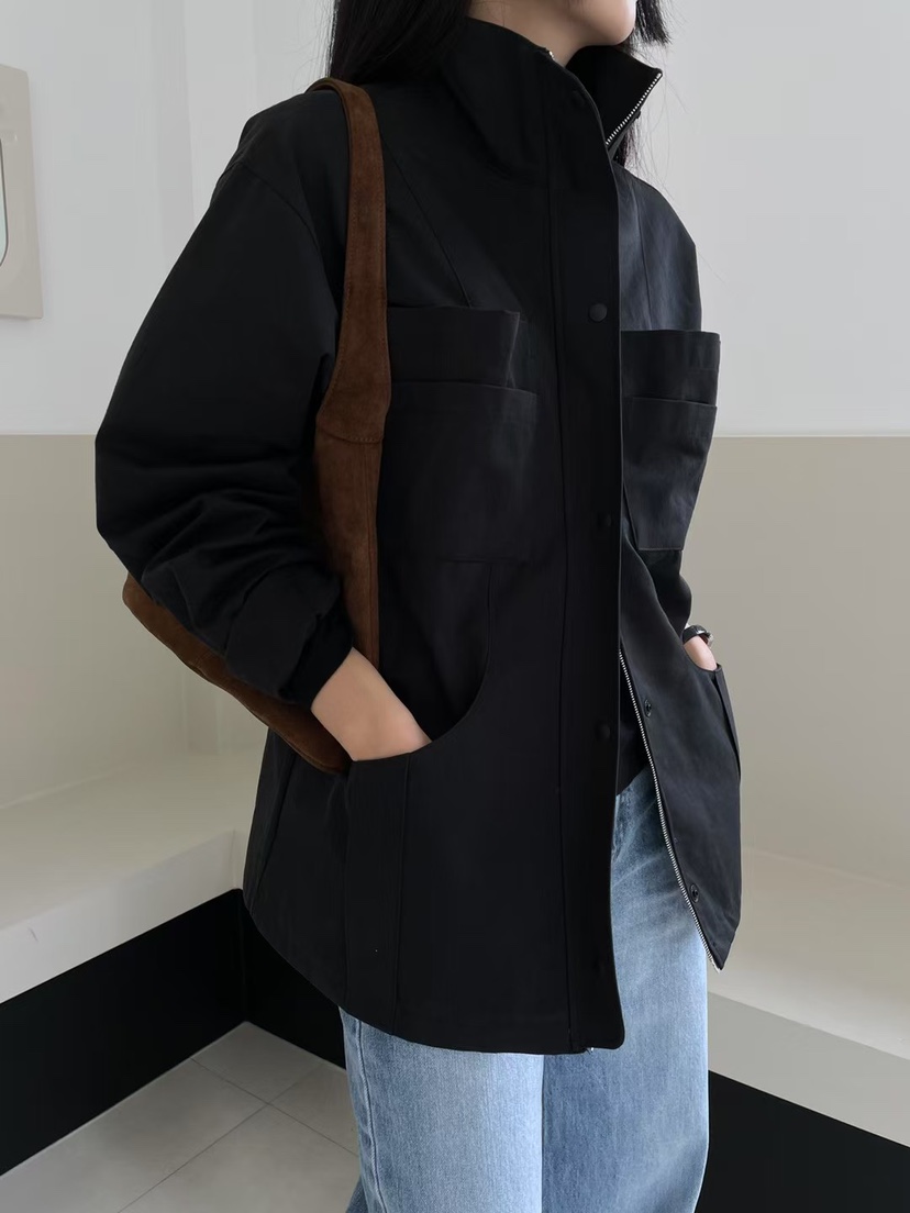 MUSHROOM EFFECT東大門實拍女裝新品26春夏職業人氣夾克MUSHROOM EFFECT夾克