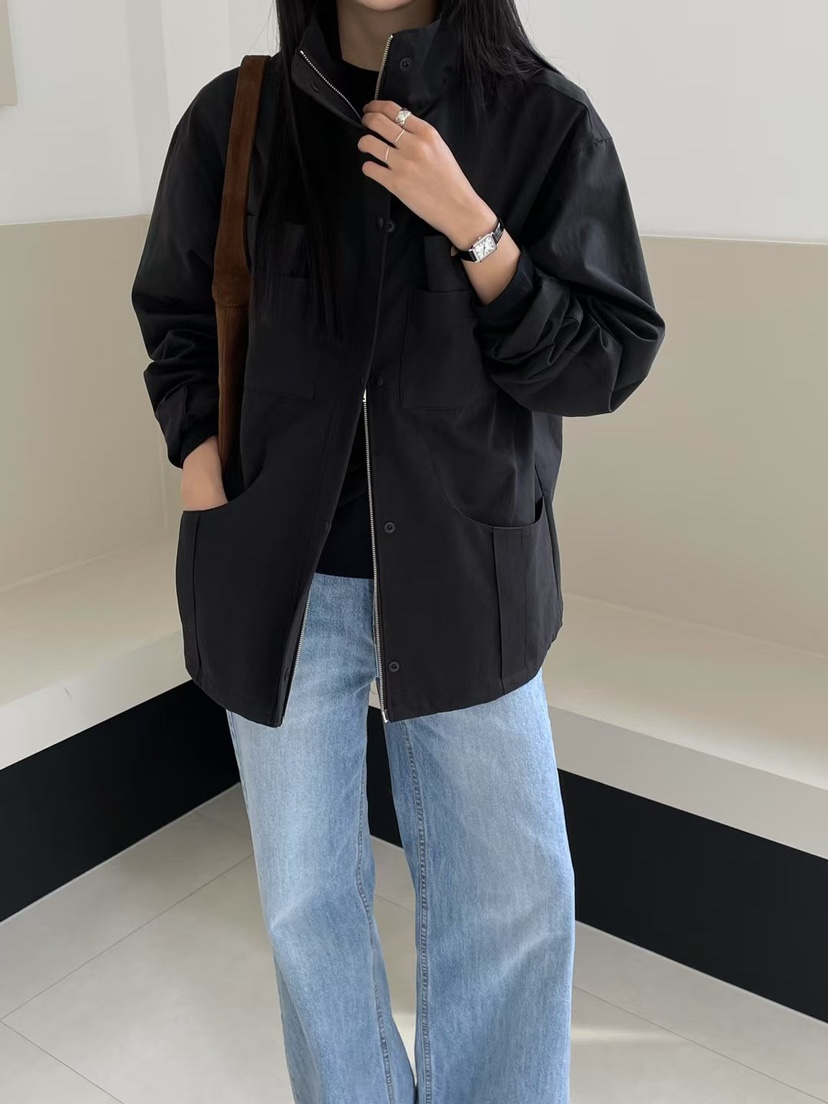 MUSHROOM EFFECT東大門實拍女裝新品26春夏職業人氣夾克MUSHROOM EFFECT夾克