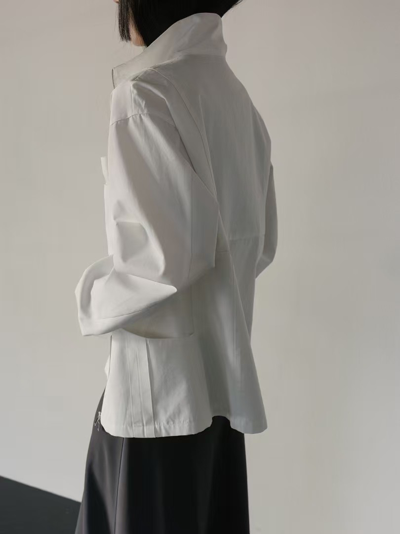 MUSHROOM EFFECT東大門實拍女裝新品26春夏職業人氣夾克MUSHROOM EFFECT夾克