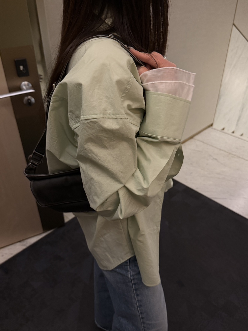 MUSHROOM EFFECT東大門實拍女士新款人氣時尚襯衫蕾絲衫MUSHROOM EFFECT襯衫/蕾絲衫