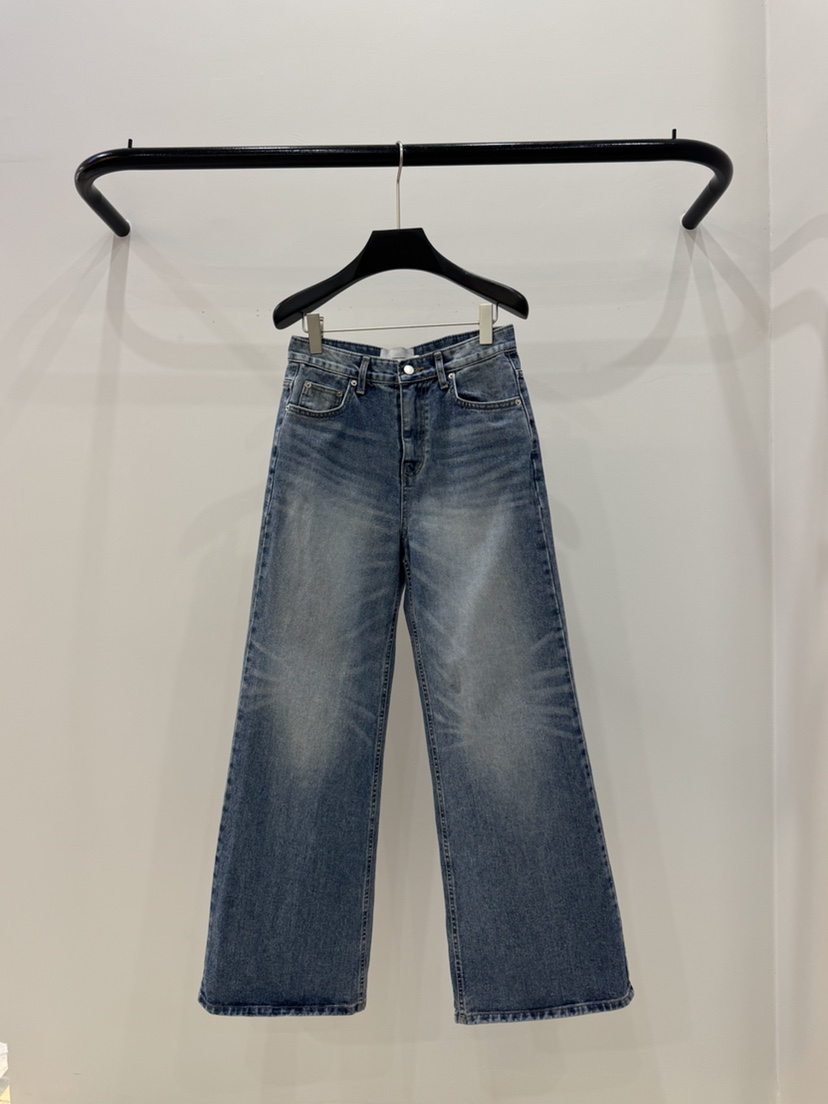 MUSHROOM EFFECT東大門代購女士新款人氣26春夏時尚牛仔褲MUSHROOM EFFECT牛仔褲圖色1