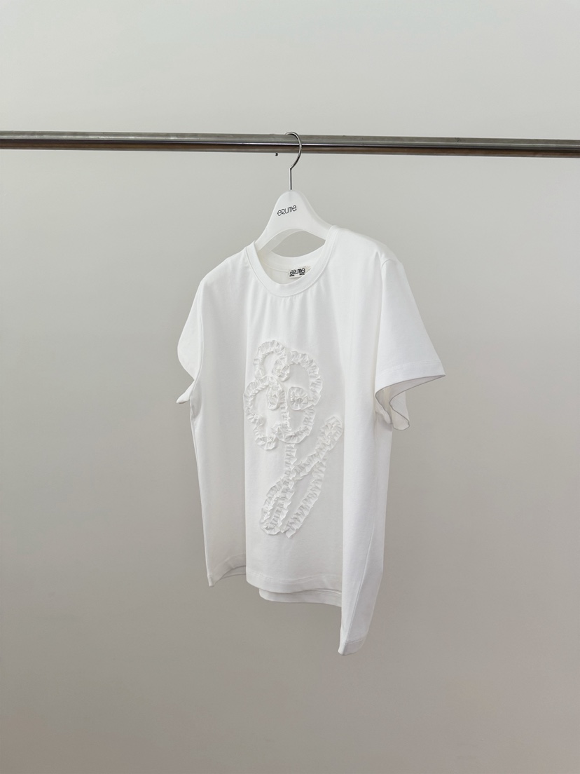 ERUME韓國代購女裝新款人氣真品時尚推薦職業26春夏休閑T恤ERUMET恤圖色2