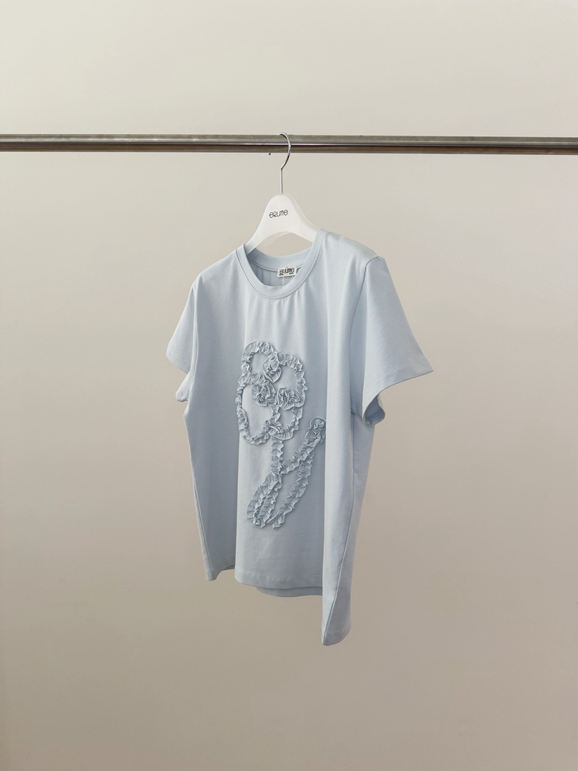 ERUME韓國代購女裝新款人氣真品時尚推薦職業26春夏休閑T恤ERUMET恤圖色3