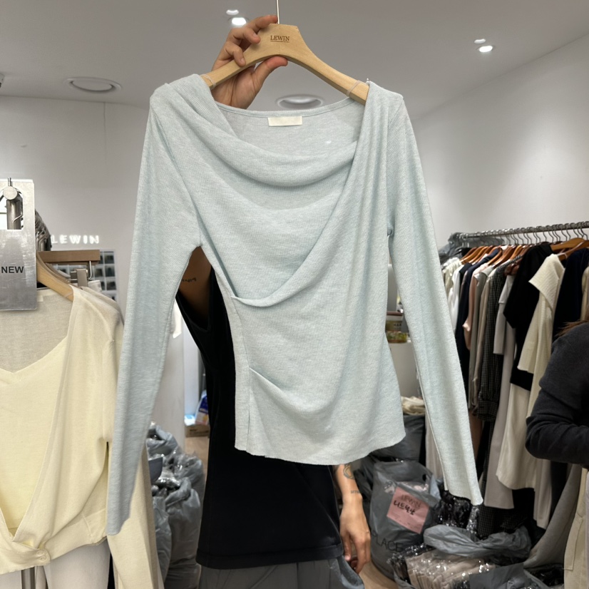 LEWIN東大門直郵女士新款26春夏推薦人氣熱賣時尚職業針織衫LEWIN針織衫圖色2