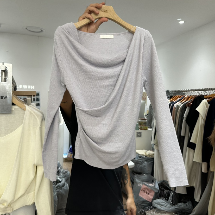 LEWIN東大門直郵女士新款26春夏推薦人氣熱賣時尚職業針織衫LEWIN針織衫圖色3