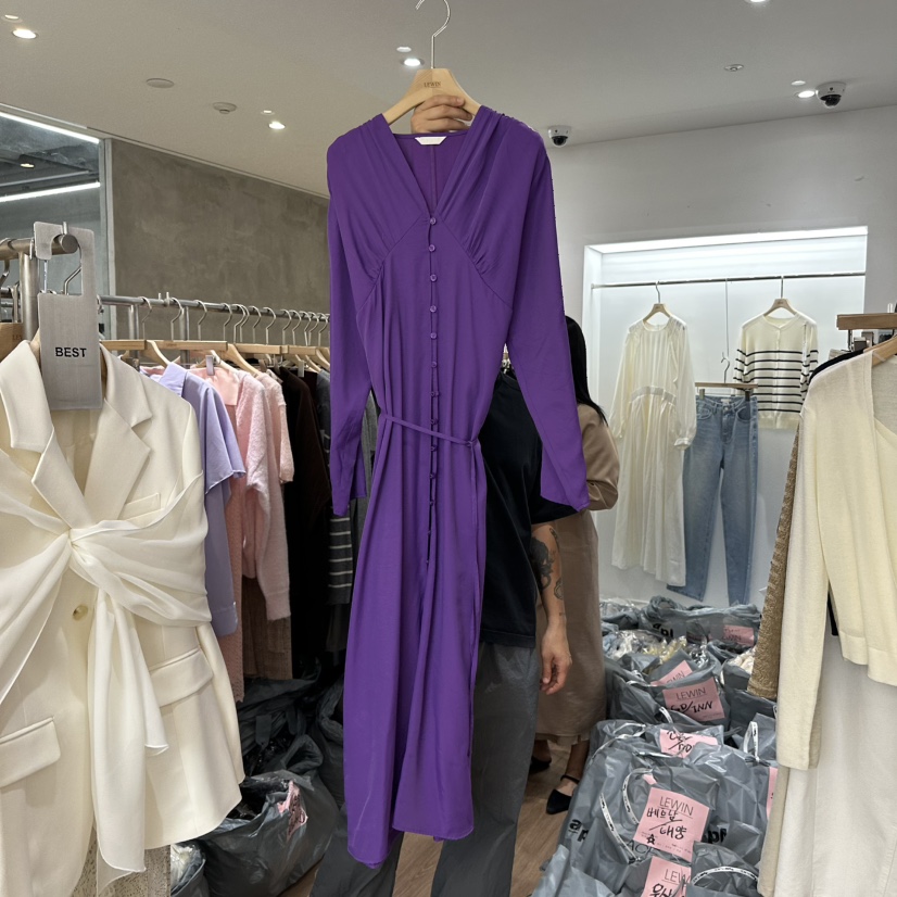 LEWIN東大門直郵女裝新品職業真品人氣休閑推薦熱賣連衣裙LEWIN連衣裙圖色2