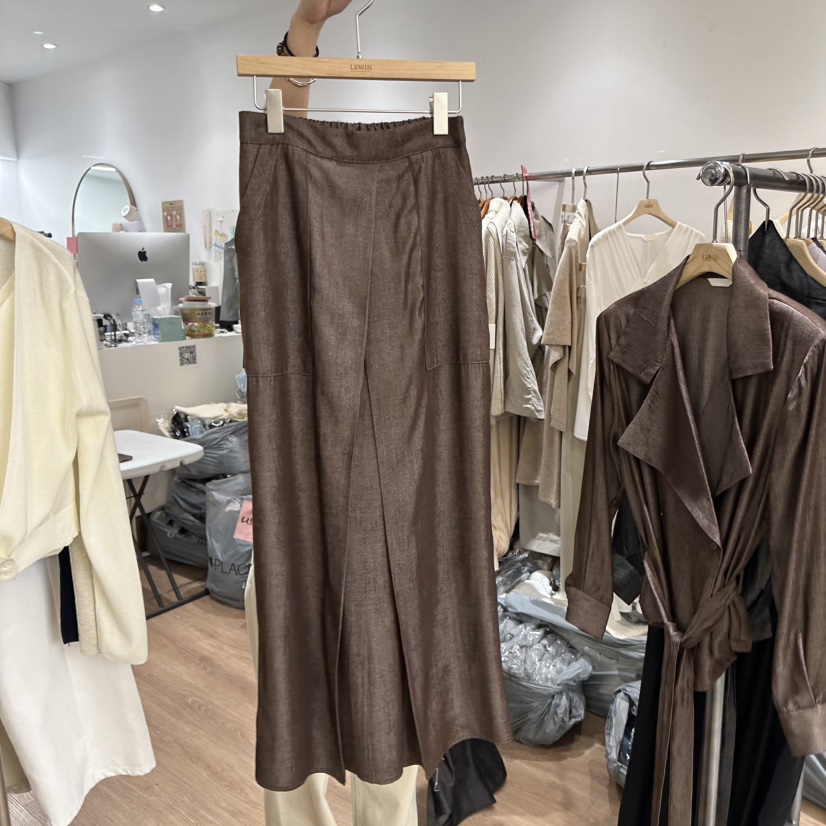 LEWIN東大門代購女裝新款人氣休閑26春夏職業時尚真品長裙LEWIN長裙圖色2