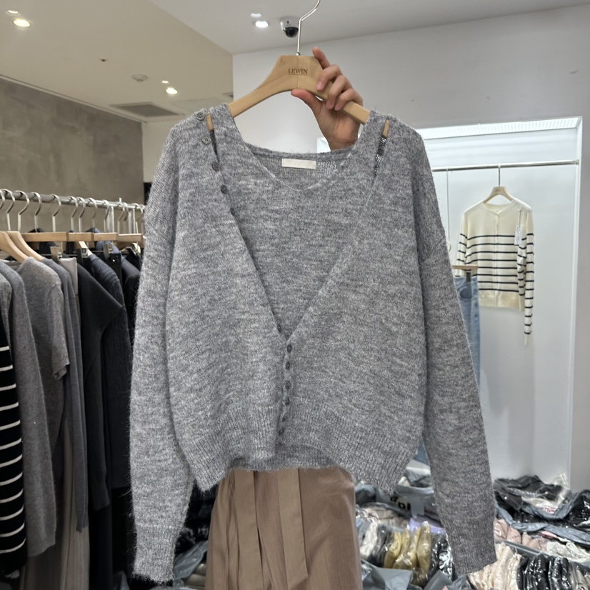 LEWIN東大門直郵女裝新品推薦熱賣人氣時尚職業套裝開衫紐扣LEWIN套裝圖色3