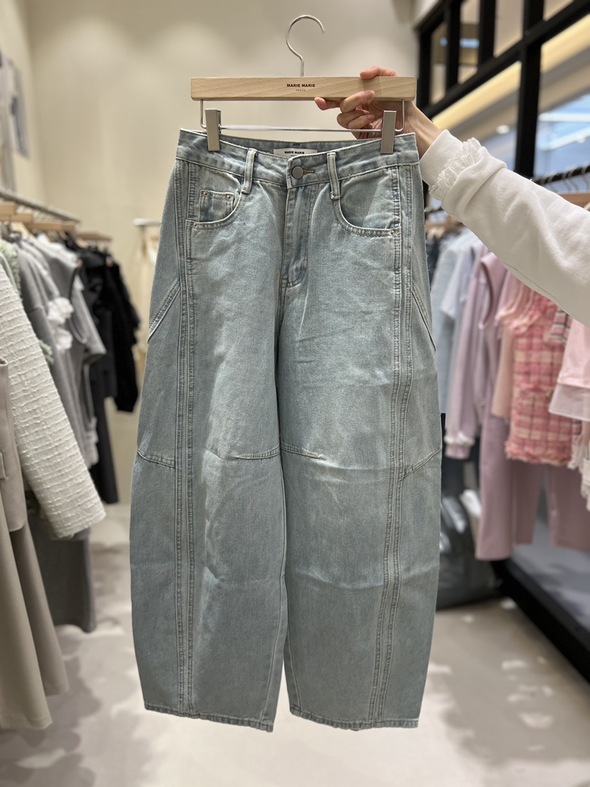 MARIE MARIE東大門直郵女裝新品推薦26春夏時尚人氣牛仔褲MARIE MARIE牛仔褲圖色2