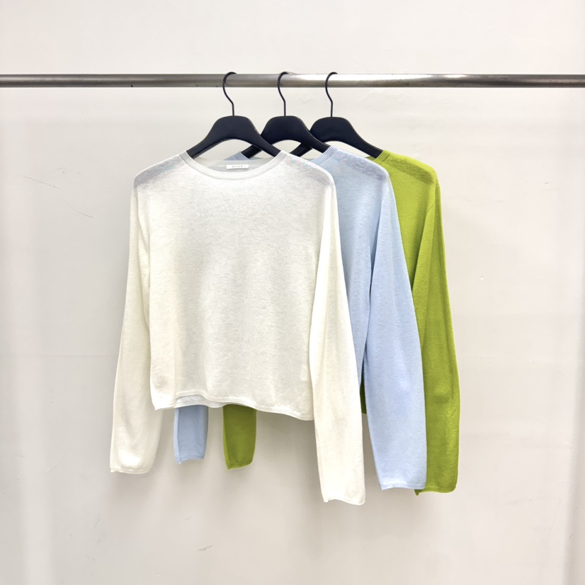 RIVER東大門代購女裝新款人氣真品職業時尚推薦針織衫透明WATER/RIVER針織衫