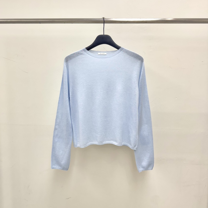 RIVER東大門代購女裝新款人氣真品職業時尚推薦針織衫透明WATER/RIVER針織衫圖色2