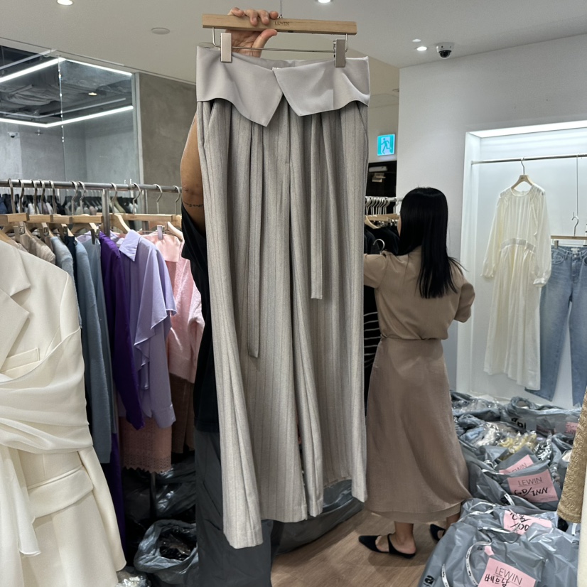 LEWIN東大門代購女裝新品推薦人氣熱賣休閑職業真品休閑褲LEWIN休閑褲圖色1