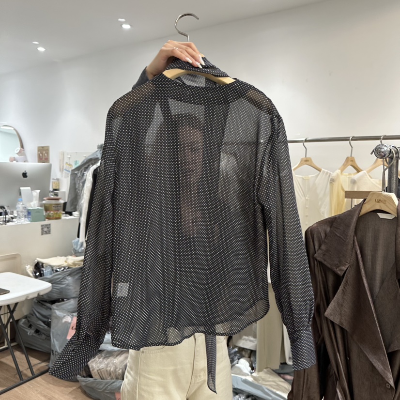 LEWIN韓國直郵女士新款時尚熱賣職業推薦休閑襯衫蕾絲衫雪紡LEWIN襯衫/蕾絲衫