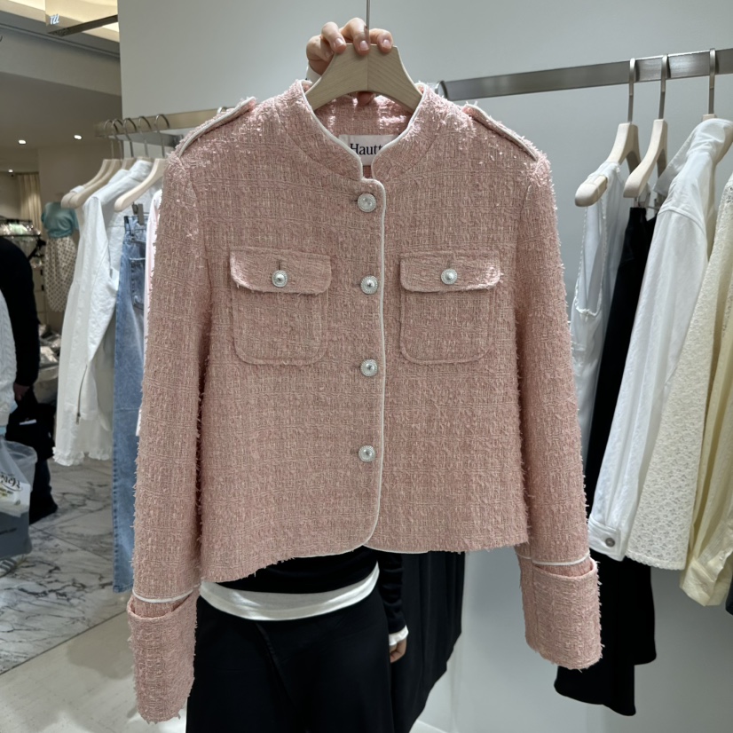HAUTTE-P韓國代購女士新品真品職業休閑26春夏夾克粗花呢HAUTTE夾克圖色1