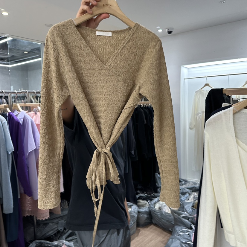 LEWIN韓國直郵女士新品休閑26春夏職業時尚真品襯衫蕾絲衫LEWIN襯衫/蕾絲衫圖色1