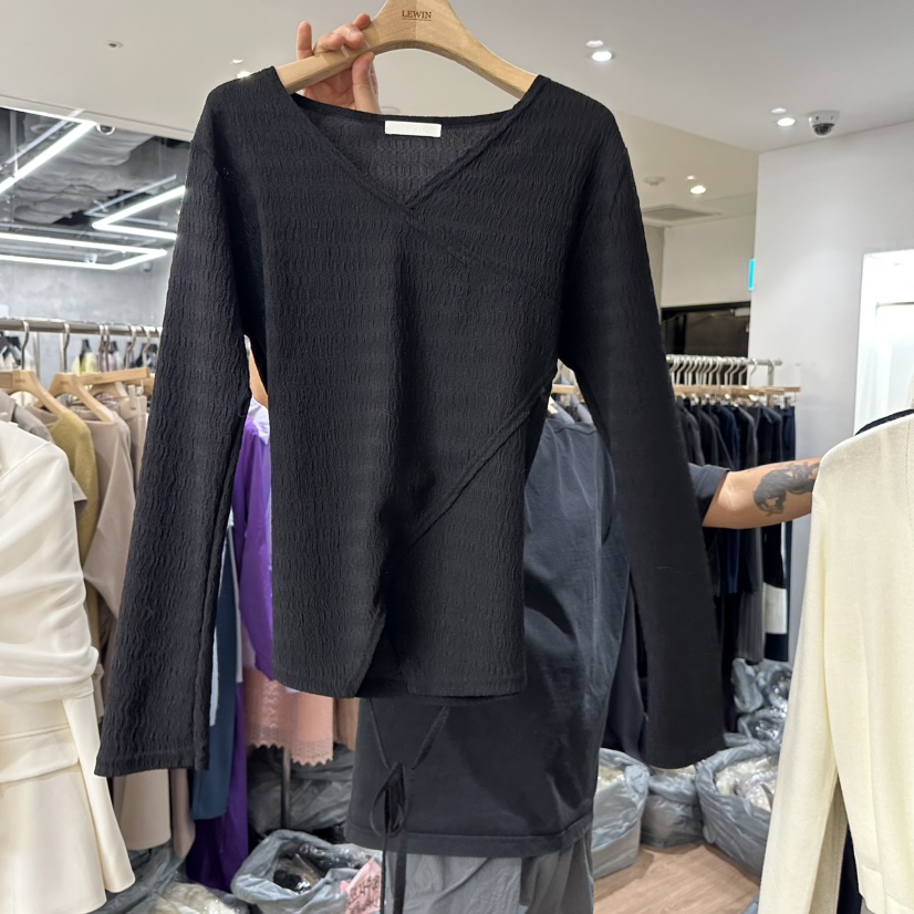 LEWIN韓國直郵女士新品休閑26春夏職業時尚真品襯衫蕾絲衫LEWIN襯衫/蕾絲衫圖色2