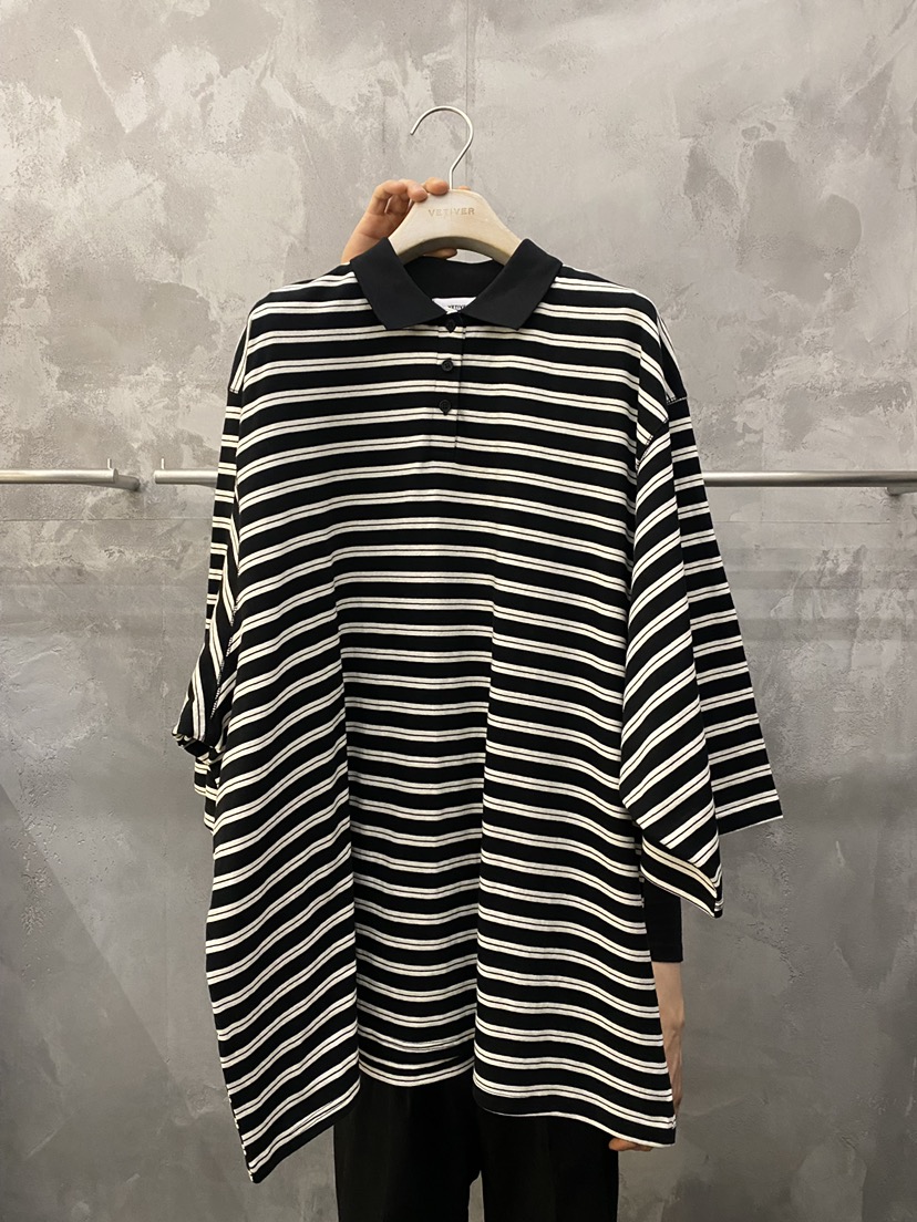 THE VETIVER-A東大門實拍女士新品職業時尚26春夏T恤條紋VETIVERT恤圖色2