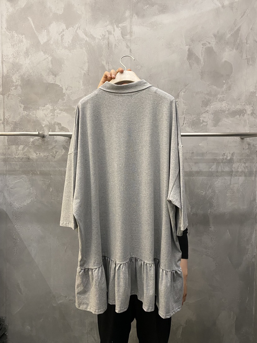 THE VETIVER-A東大門代購女裝新款人氣職業長袖T恤荷葉邊VETIVER長袖T恤