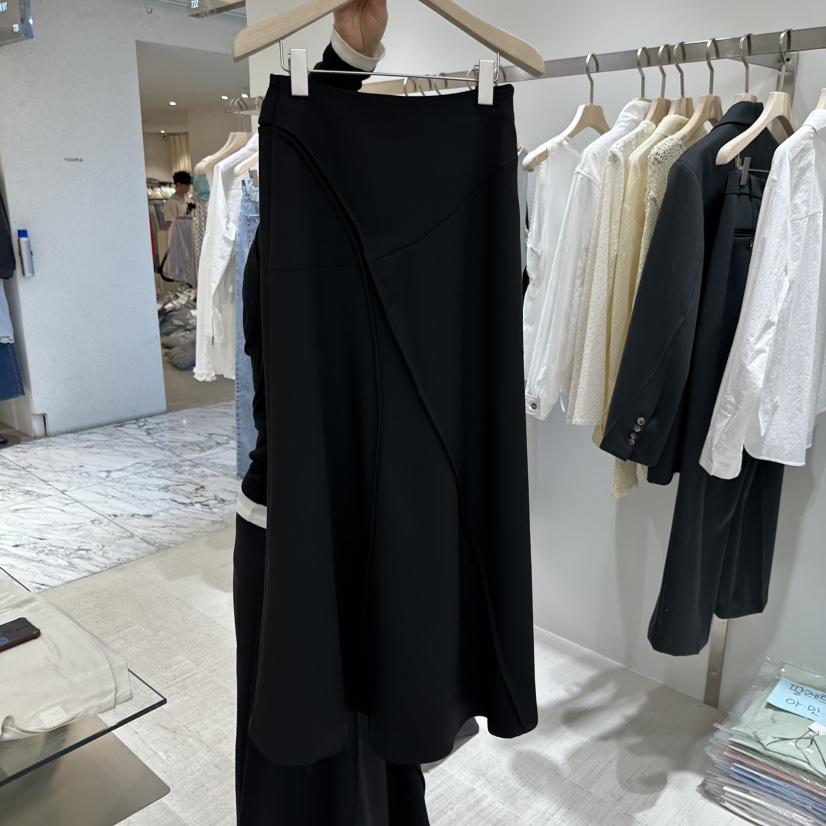 HAUTTE-P韓國直郵女裝新款職業真品推薦時尚人氣熱賣長裙HAUTTE長裙圖色2黑色
